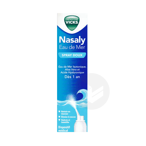 Nasaly Eau de mer Spray nasal doux 120ml