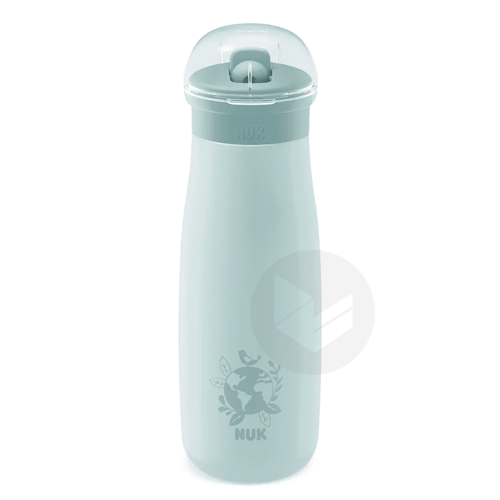 Mini-Me Flip Gourde inox verte Globus 500ml