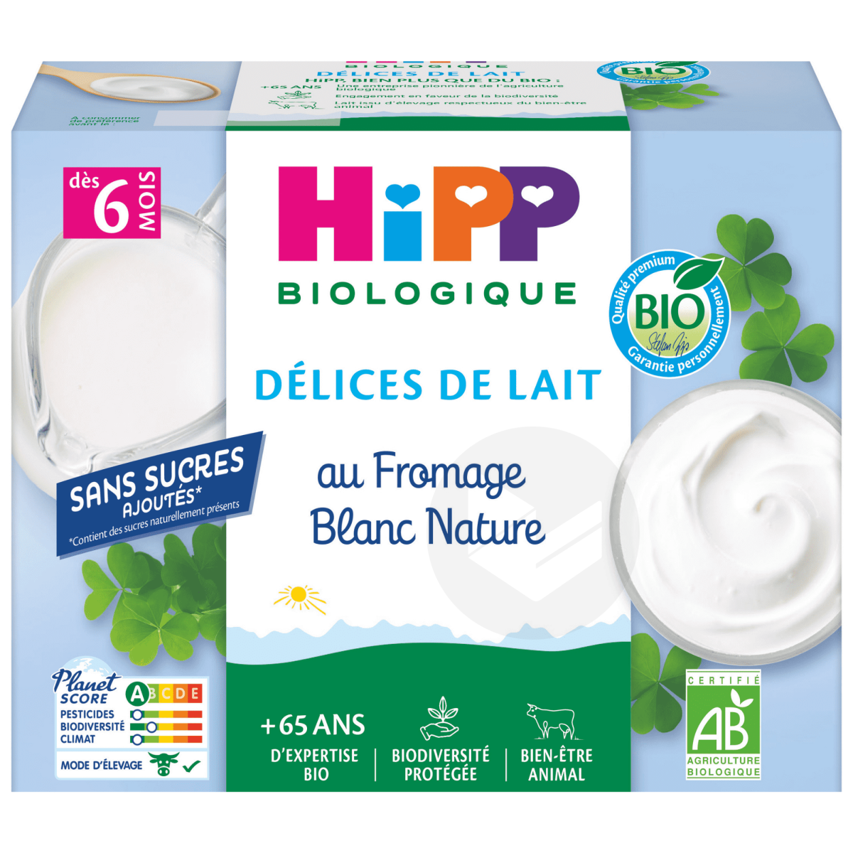 Fromage Blanc Nature 4x100g