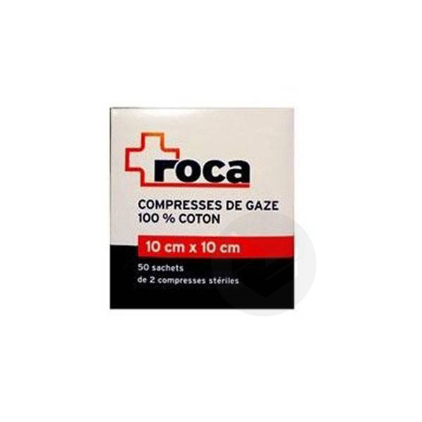 Compresses de gaze stériles 10x10cm