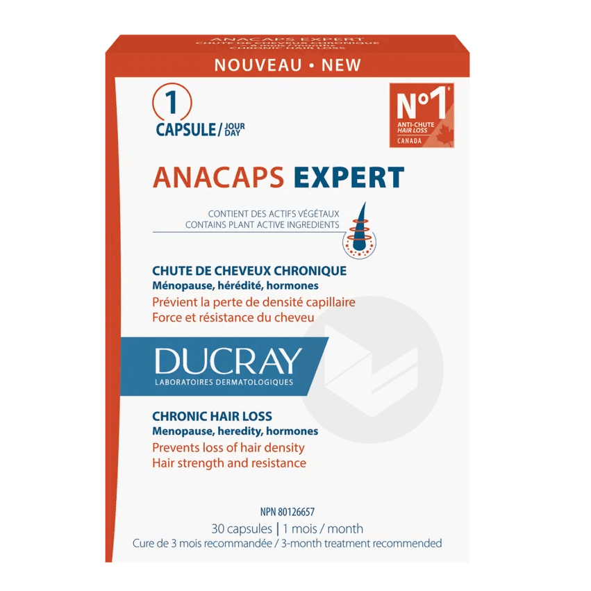 ANACAPS EXPERT Chute de cheveux chronique 30 capsules
