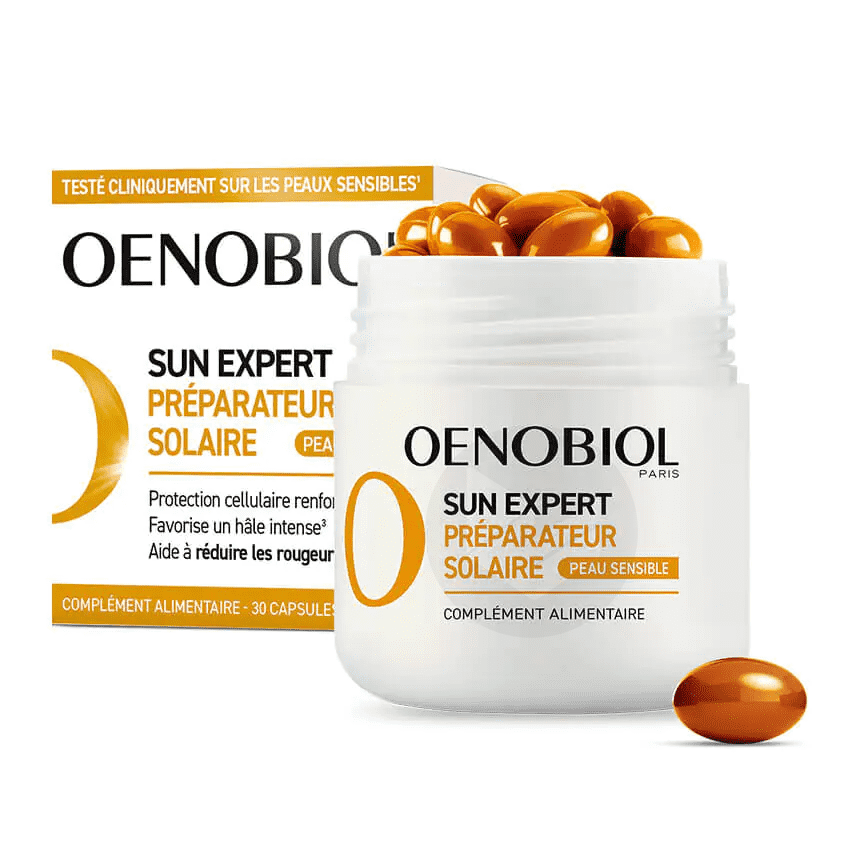 Sun expert préparateur solaire peau sensible 30 Capsules