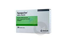 SPAGULAX Poudre effervescente pour suspension buvable en sachet-dose sans sucre (Sachet de 20)