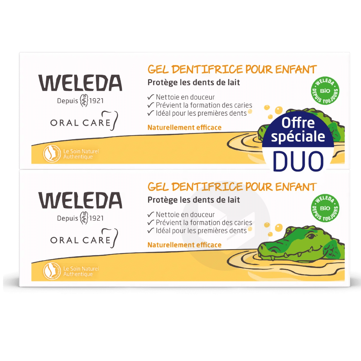 Gel dentifrice pour Enfant 2x50ml