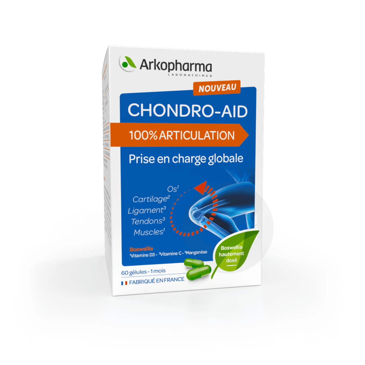 Chondro-Aid 100% Articulation 60 gélules