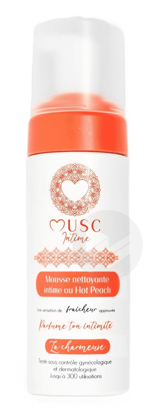 Mousse nettoyante intime à la Hot Peach La Charmeuse 150ml