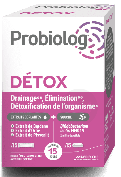 Detox 15 gélules + 15 sticks