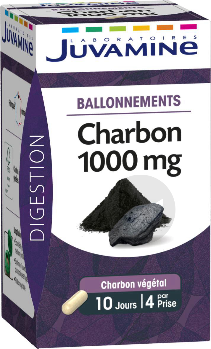 CHARBON 1000 mg, Ballonnements, 40 gElules