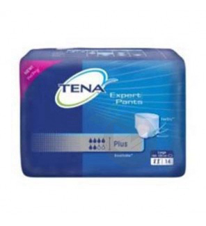 TENA PANTS PLUS Slip absorbant incontinence urinaire large Sac/14