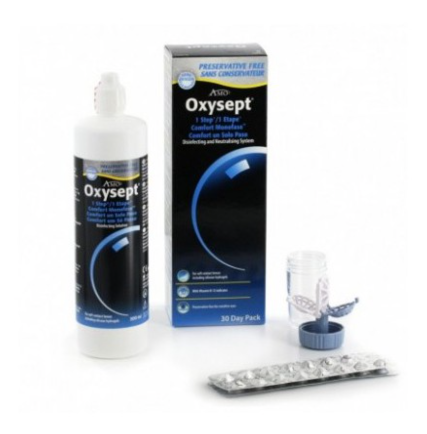 Combopack B12 Oxysept Step 1 300 ml + 30 comprimés