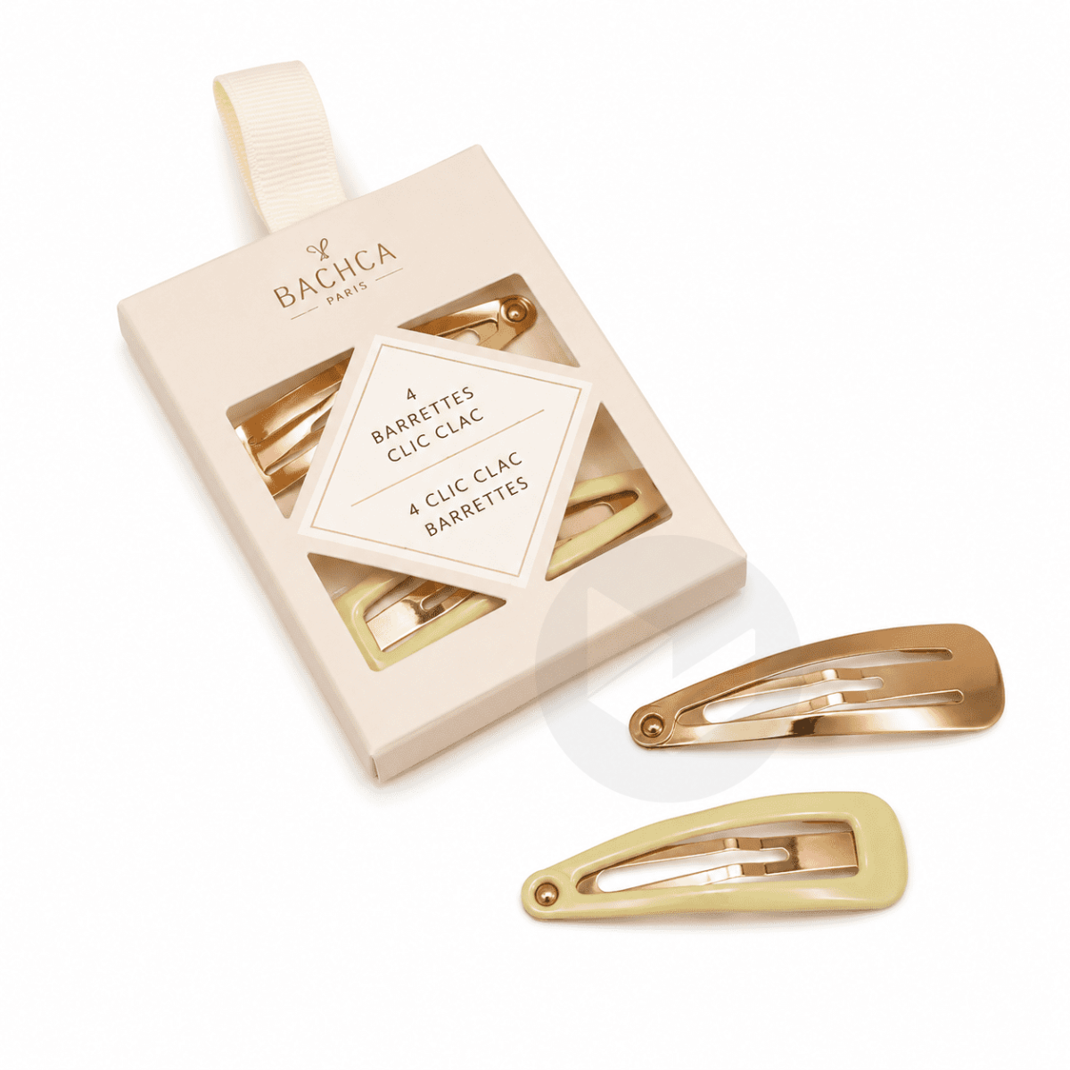 Barrettes clic-clac x4
