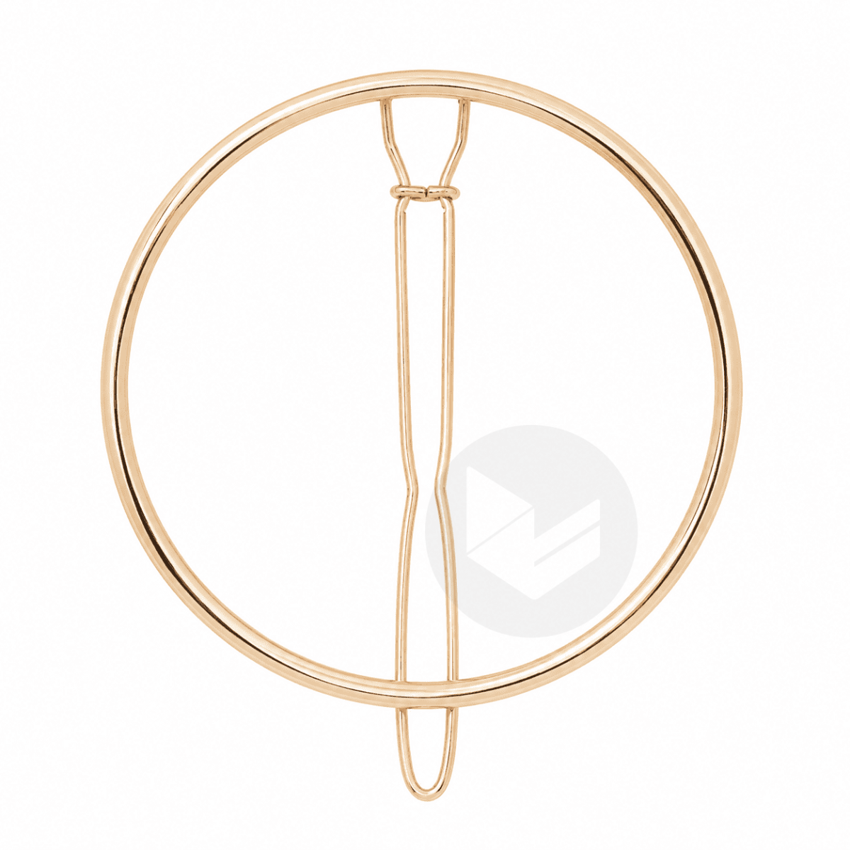 Barrette Métal Ronde