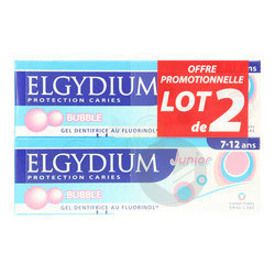 ELGYDIUM JUNIOR PROTECTION CARIES Dentifrice bubble 7-12ans 2T /50ml