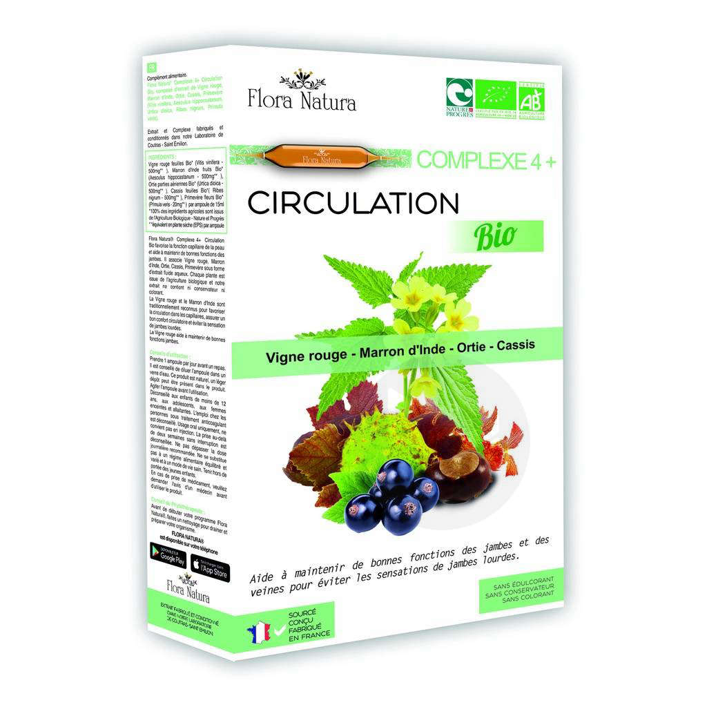 Complexe4+ Circulation 20 ampoules