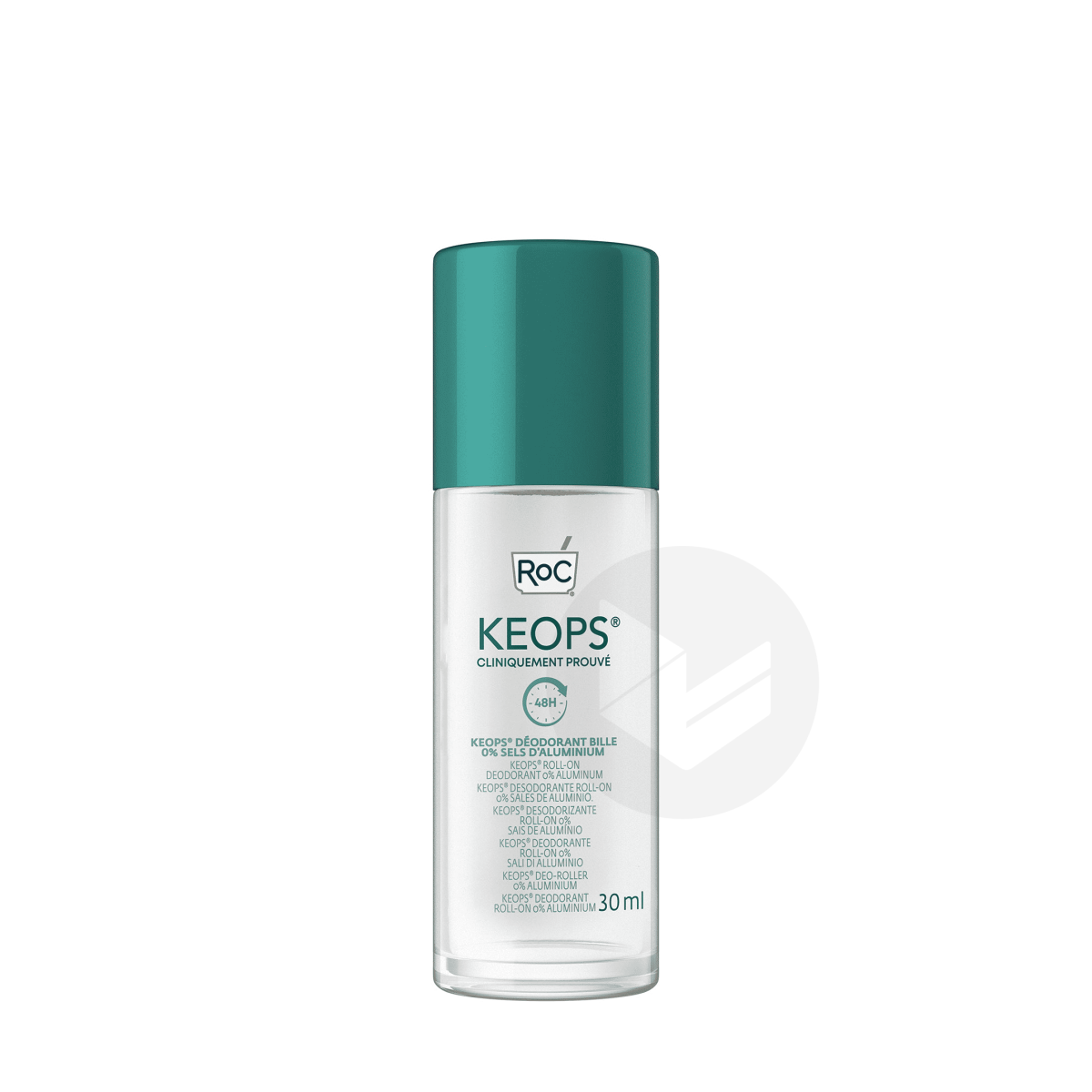 KEOPS Déodorant à Bille 0% Aluminium 48H 2x30ml