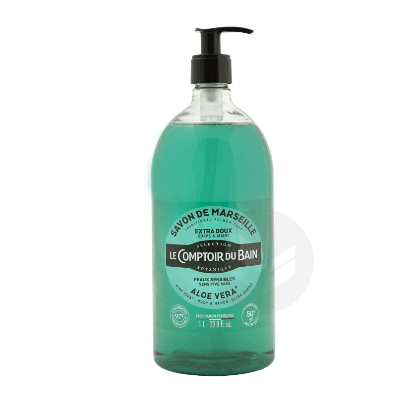 Savon Traditionnel de Marseille Aloe 1l