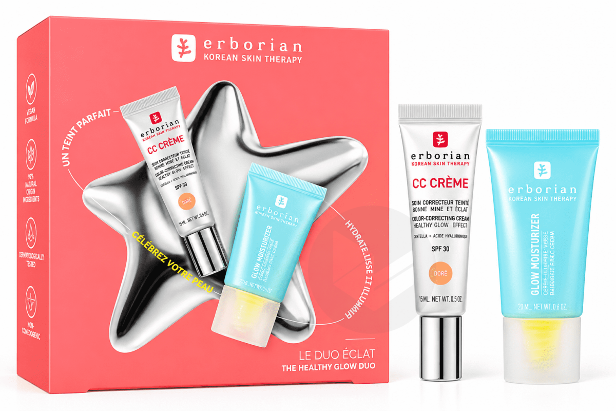 Coffret Le Duo Éclat Doré Glow Moisturizer 20ml + CC Crème Doré SPF30 15ml