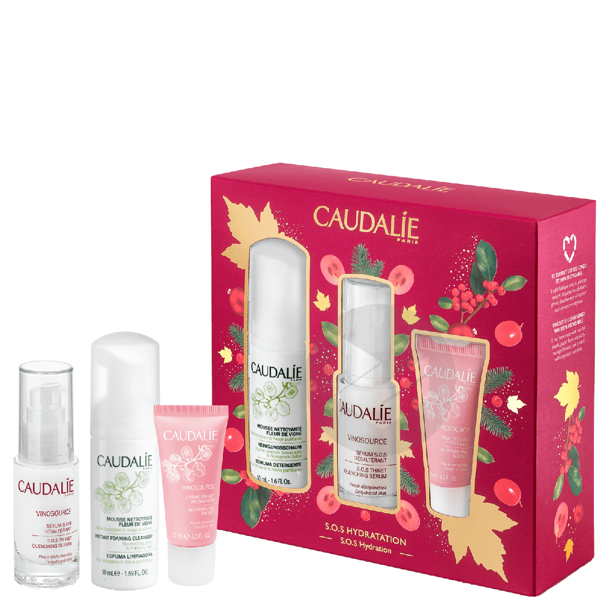 CAUDALIE Coffret Vinosource Sérum S.O.S