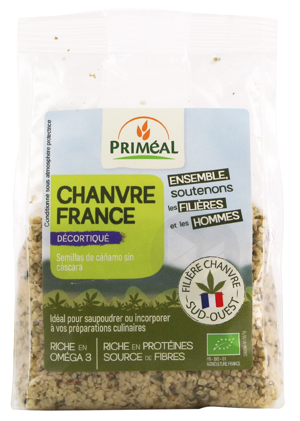 Chanvre décortiqué Bio 200g