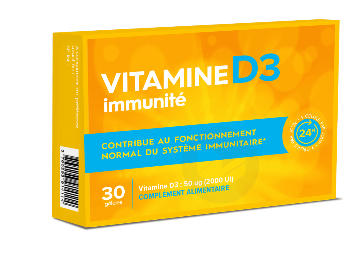 Vitamine D3 30 gélules