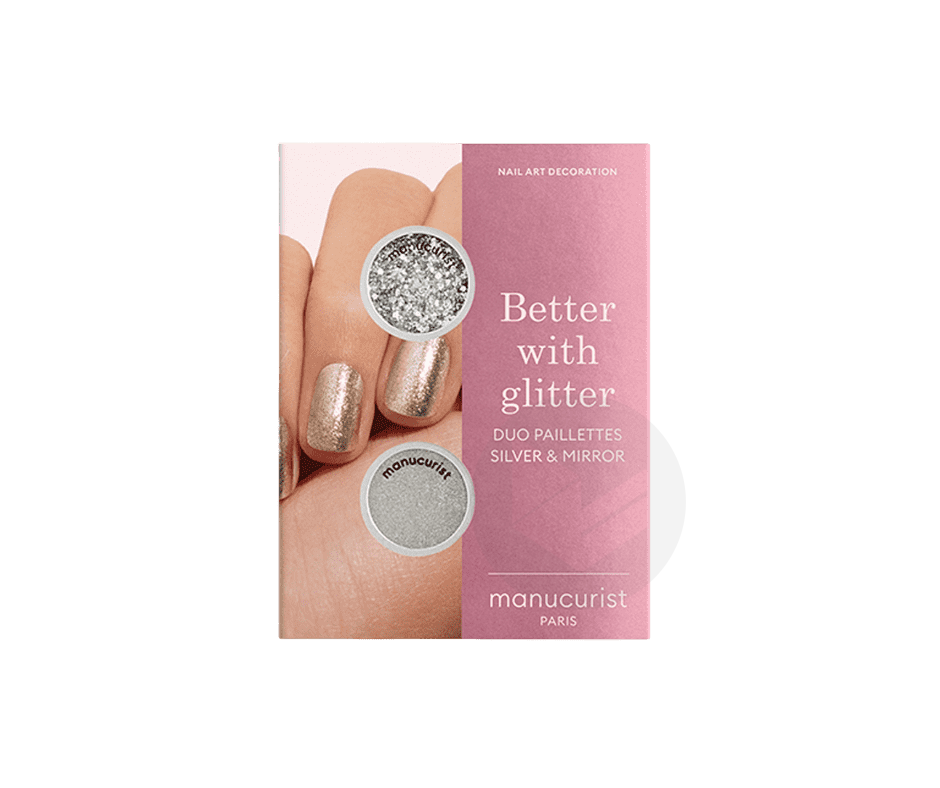 Duo Paillettes Silver & Mirror