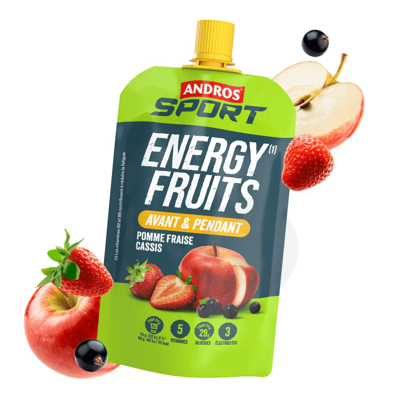 Gourde Energy Fruits Pomme Fraise Cassis 114g