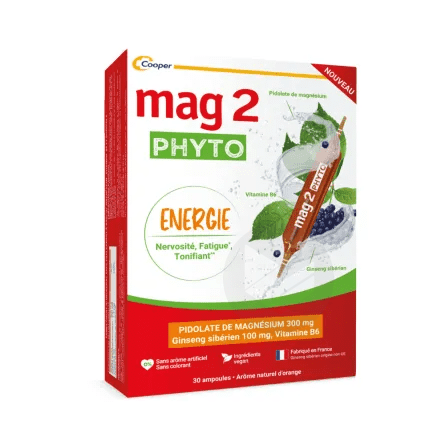 Mag 2 Phyto Énergie 30 Ampoules