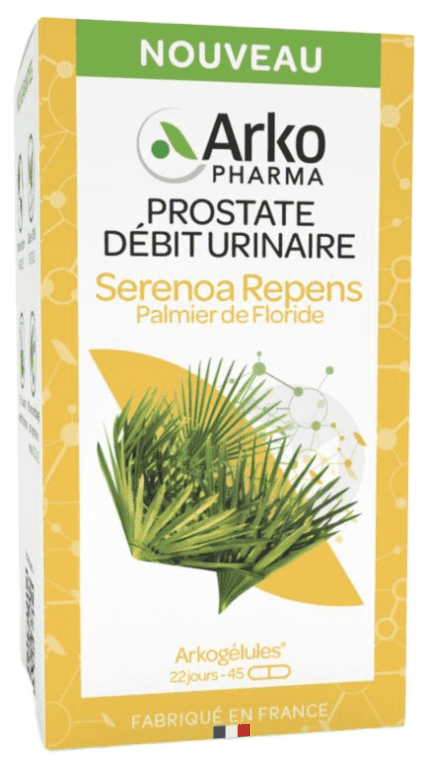 ARKOGÉLULES Serenoa Repens Prostate Débit Urinaire 45 gélules