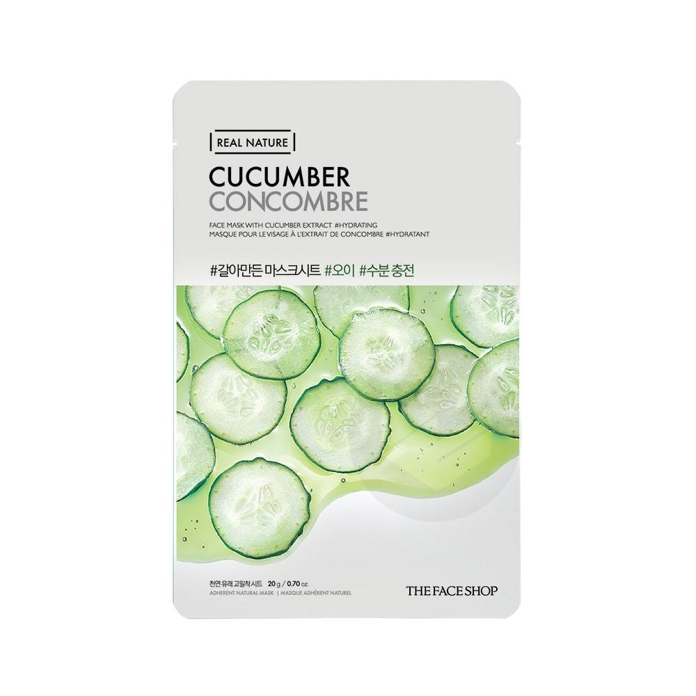 Real Nature Cucumber Face Mask 20g