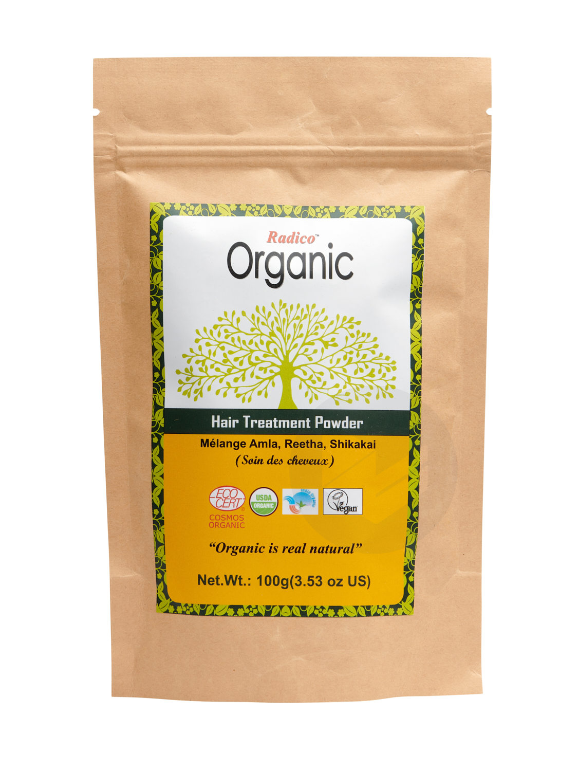 Soin Poudre Bio Melange Amla/Reetha/Shikakai 100g