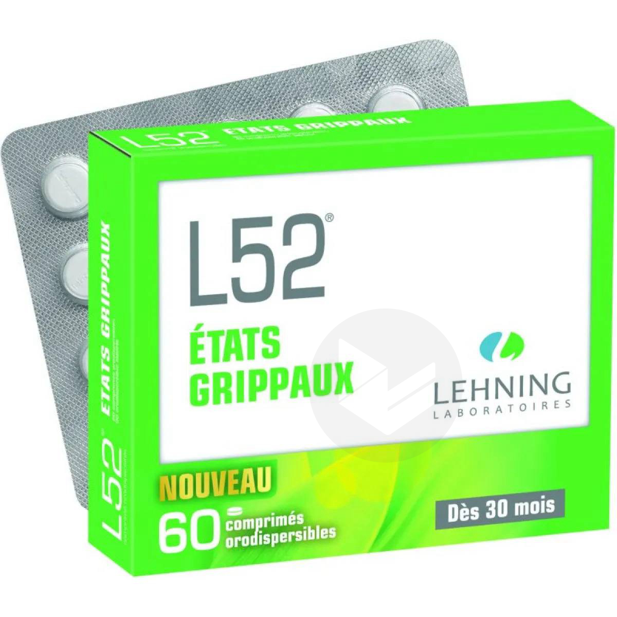 L52, 60 comprimés orodispersibles