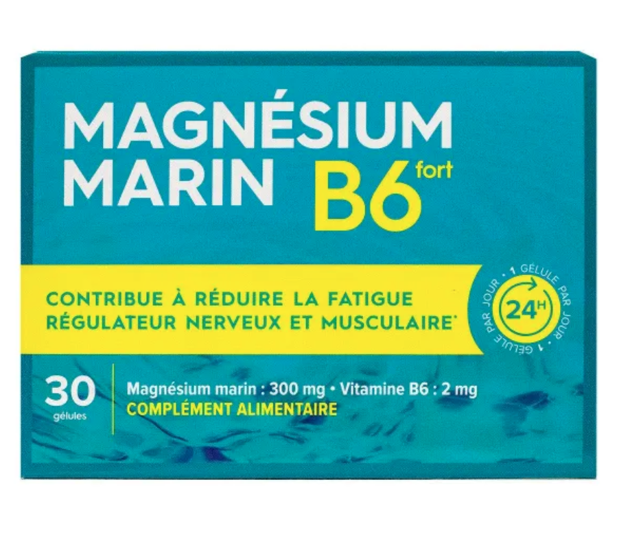 Magnesium  Marin B6 Fort 30 gélules