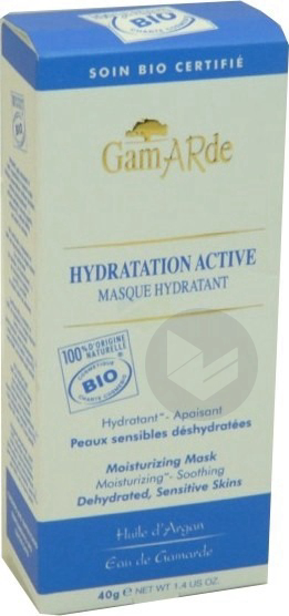 GAMARDE HYDRATATION ACTIVE Masque crème T/40g