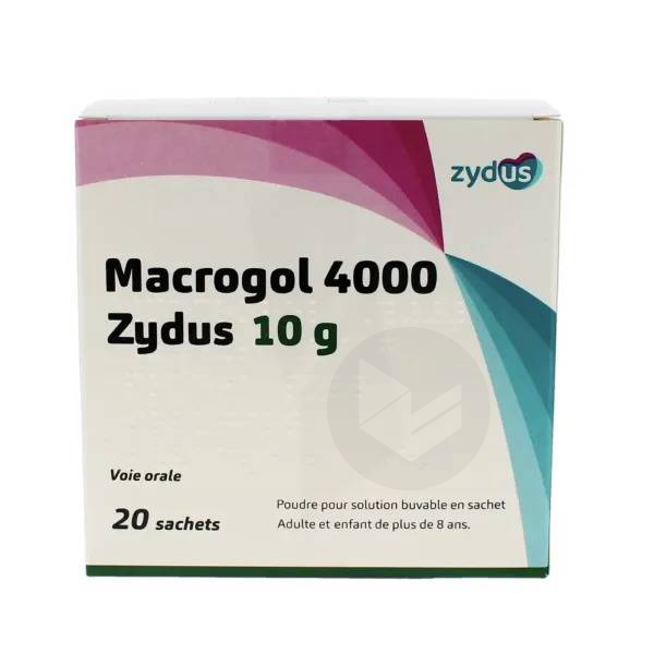 MACROGOL 4000 ZYDUS 10 g, 20 sachets