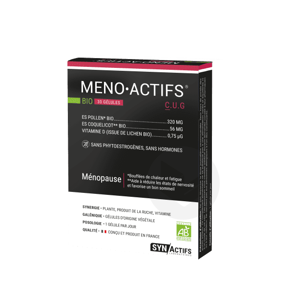 Menoactifs Bio 30 Gélules