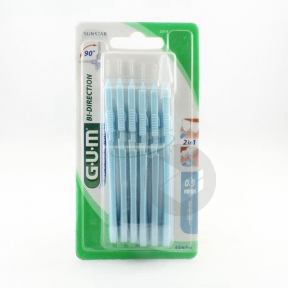 GUM PROXABRUSH Brossette inter-dentaire conique microfine Blist/6