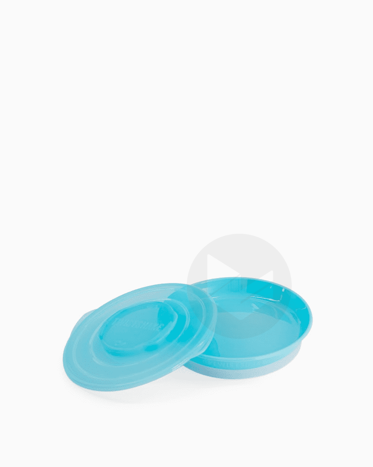 Assiette pour enfants 6 mois+ / Bleu