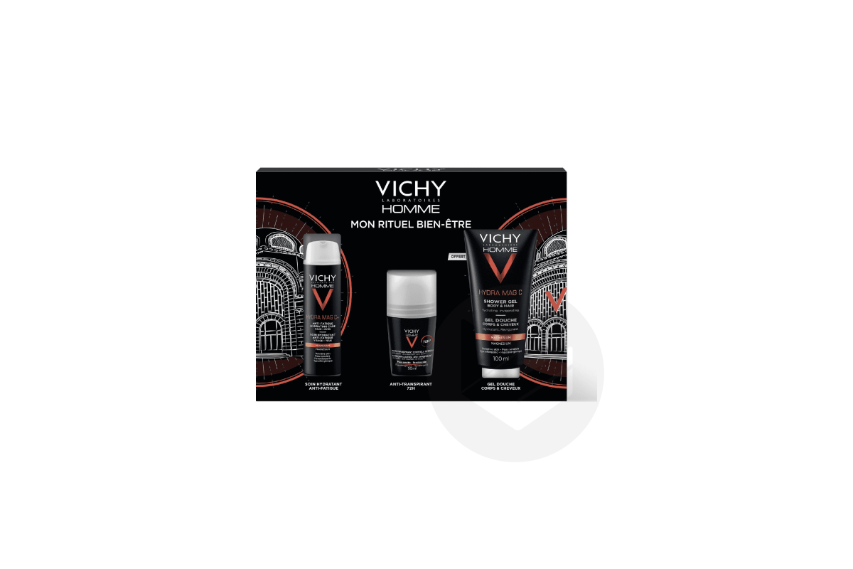 Vichy Homme Coffret rituel bien-être visage et corps