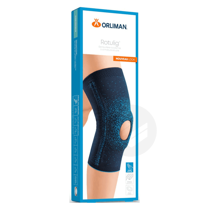 ROTULIG genouillère rotulienne à armature souple taille 3