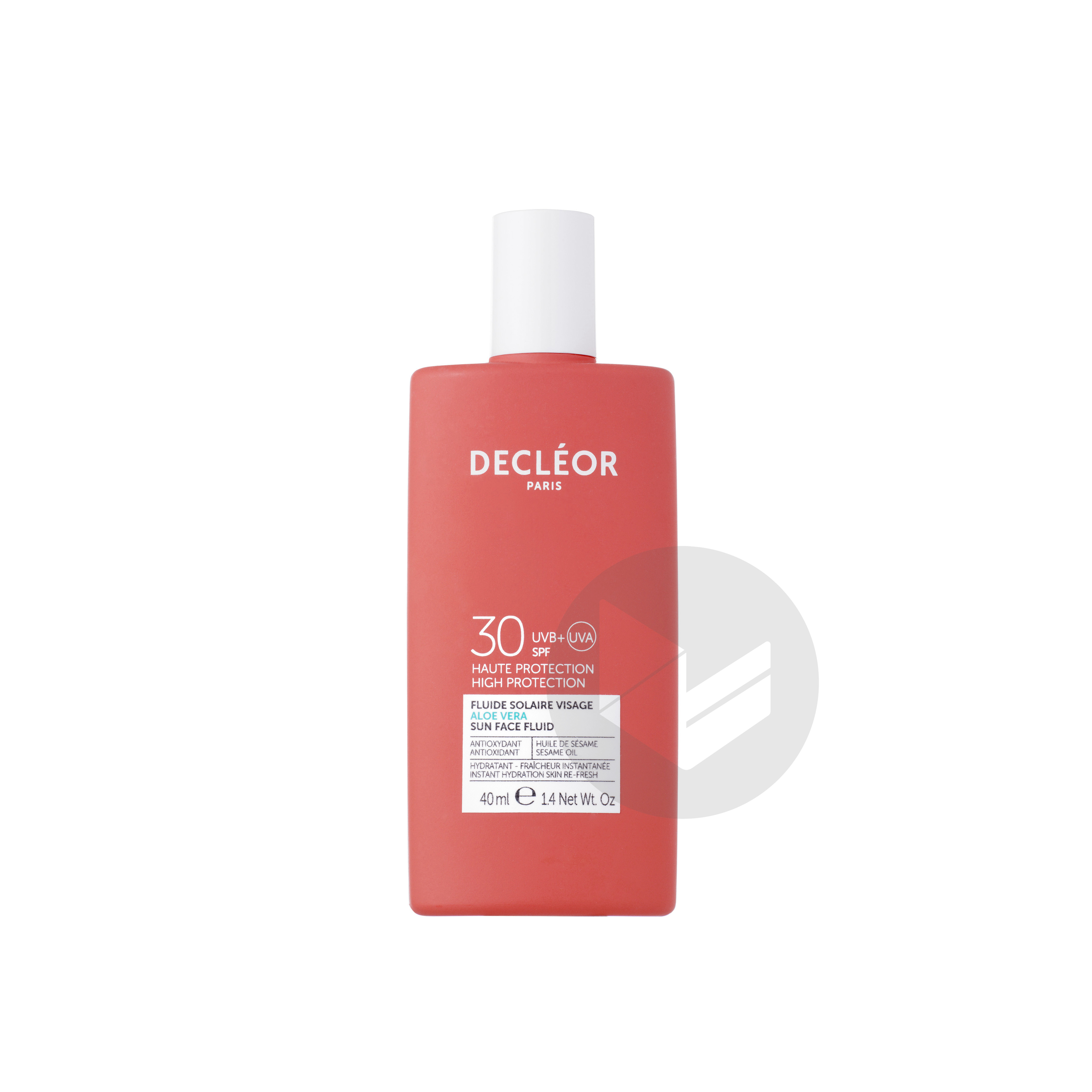 Fluide Solaire Visage SPF 30 Aloe Vera 40ml