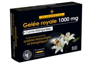 SIDNSANTE Gelée royale 1000 mg Cuivre Manganèse