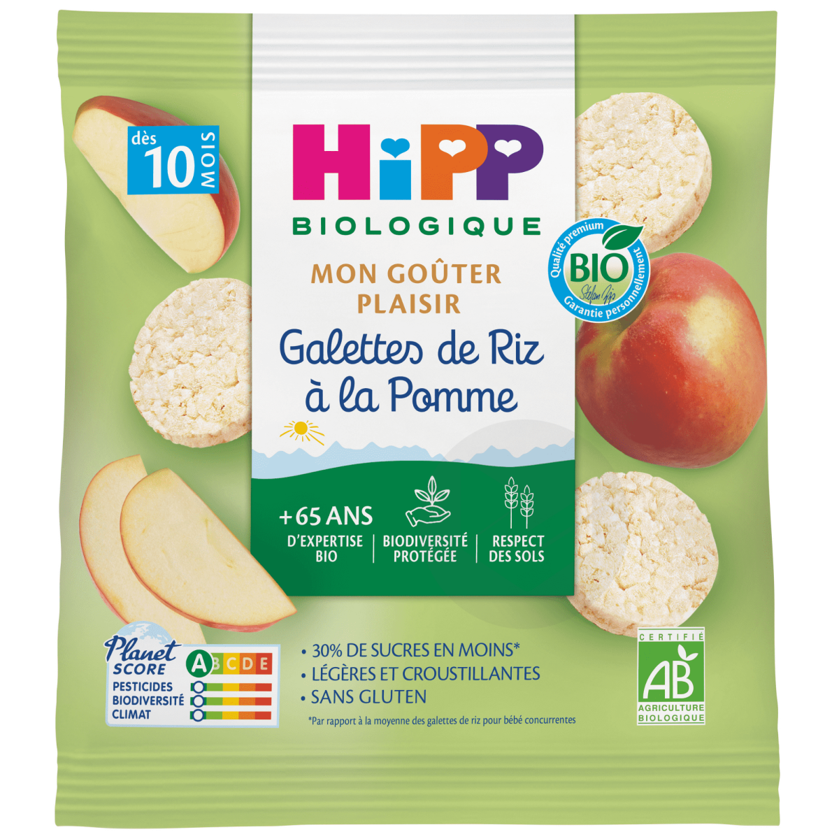 Galettes de Riz à la Pomme 30g