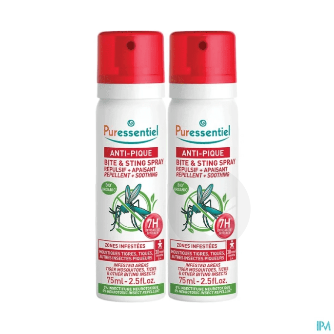Anti-Pique Spray Répulsif + Apaisant 2x75ml