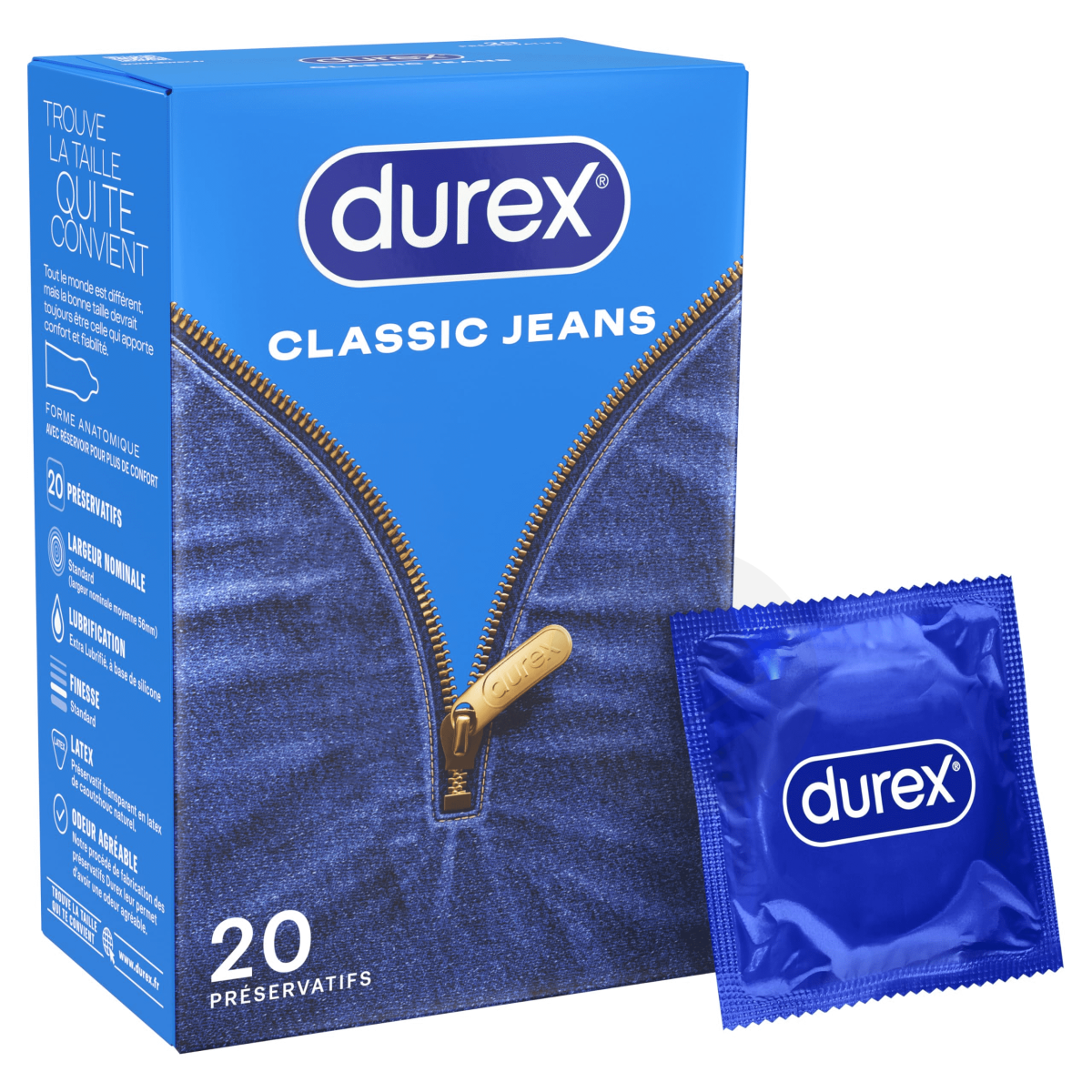 Classic Jeans Préservatifs x20