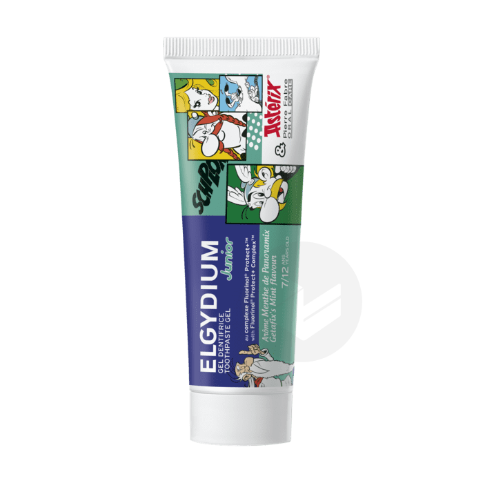 Dentifrice Junior Astérix Arôme Menthe douce 7/12 ans 50ml