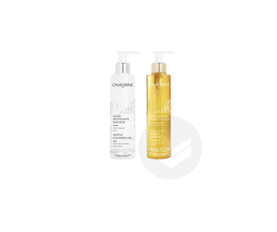 Huile Démaquillante 200 ml & Gelée Nettoyante 200 ml