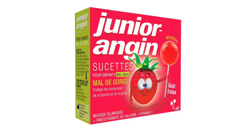 Junior Angin 8 sucettes