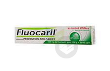 FLUOCARIL BI-FLUORE 250 mg Gel dentifrice menthe (Tube de 75ml)