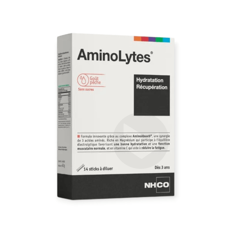 AminoLytes Pêche 14 sticks