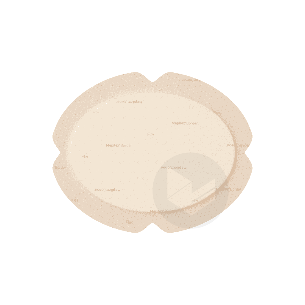 MEPILEX BORDER Flex Oval 15x19cm 16 unités